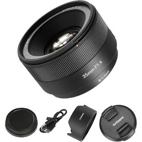 7artisans 35mm F1.4 Auto Focus APS-C X Mount Camera Lens for Fuji X-Mount Cameras X-T10 X-T2 X-T20 X-T30 X-T3 X-T5 X-T100 X-T200 X-T30 X-PR01 X-PR02