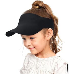 Zando Toddler Visor Hat Kids Upf 50+ Sun Protective Hats for Girls Boys Valsors Cap Tennis Tennis Golf Hat لمدة 2-5 سنوات