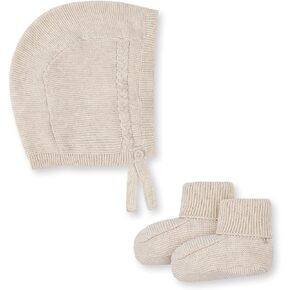 Hope & Henry Layette Baby Sweater Beanie and Bootie 2-Piece Set