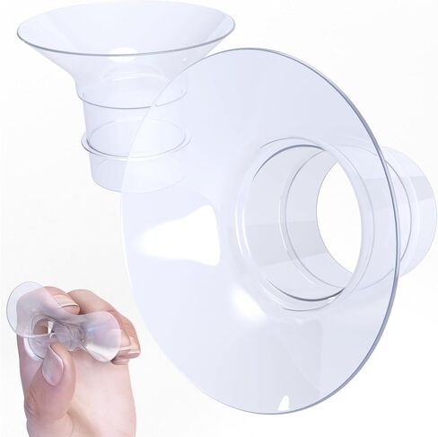 Flange Inserts for Breast Pumps - Silicone - Convert 24mm to 13, 15, 17, 18, 19 or 21mm - Pump Parts Replacement - Compatible with Spectra, Medela, Willow, Momcozy, Baby Buddha, MayMom in Kuwait
