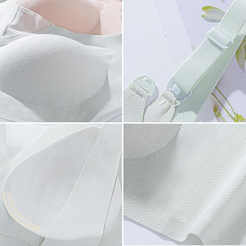 IWOLLENCE Womens No Underwire Nursing Bras Breast Feeding Pregnancy Sleep Bralette Ultra Comfort Bra Wireless in Saudi Arabia
