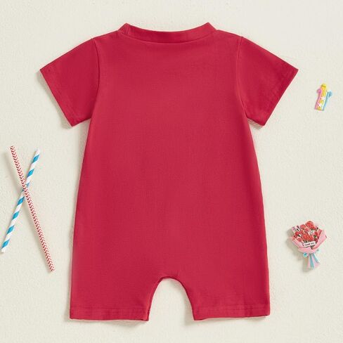 Newborn Baby Boy 4th of July Outfit American flag USA Romper Jumpsuit Infant Boy Fourth of July Summer Clothes in Saudi Arabia