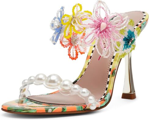 Betsey Johnson Women's Goldiee Heeled Sandal in Kuwait