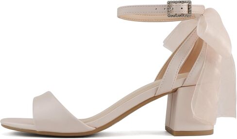 Delicious Everly ~ Women Ankle Strap Low Heel Bridal Dress Sandals in Saudi Arabia