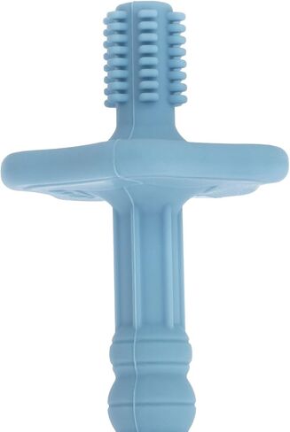 Nuby Hollow Tube Silicone Teething Toy - (2-Pack) Baby Teething Sticks - 3+ Months - Blue and Green in Saudi Arabia