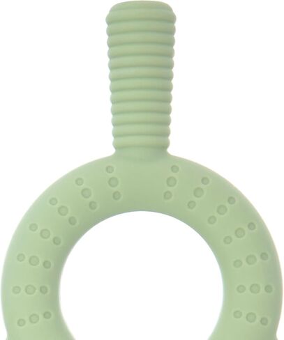 Nuby Hollow Tube Silicone Teething Toy - (2-Pack) Baby Teething Sticks - 3+ Months - Blue and Green in Saudi Arabia