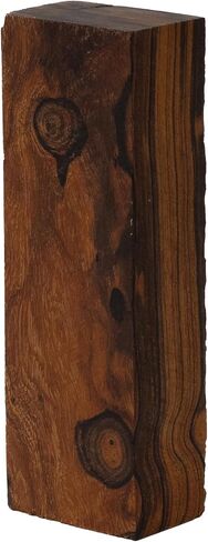 IECAP LLC Pack of 1 Hardwood Ironwood - Exotic Wood – Woodchucks Wood – Hardwood Lumber – Natural Wood for DIY Crafts – Size 5 1/8 x 1 3/4 x 1 1/4 inches (Burl Ball Pattern) in Saudi Arabia