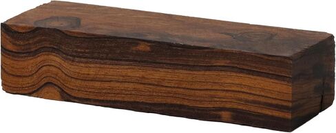 IECAP LLC Pack of 1 Hardwood Ironwood - Exotic Wood – Woodchucks Wood – Hardwood Lumber – Natural Wood for DIY Crafts – Size 5 1/8 x 1 3/4 x 1 1/4 inches (Burl Ball Pattern) in Saudi Arabia