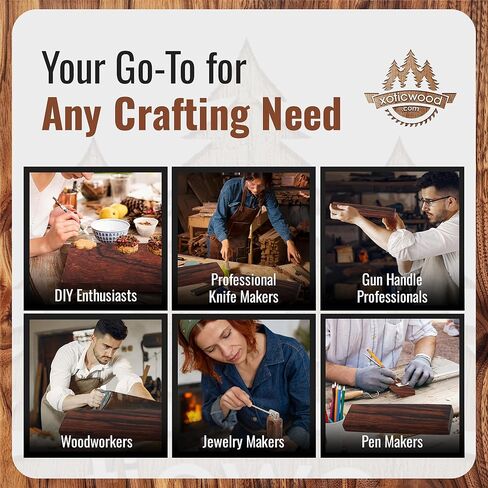 حزمة IECAP LLC من الخشب الصلب من الخشب الصلب - الخشب الغريب - خشب الخشب - خشب الخشب الصلب - الخشب الطبيعي لحرف DIY - الحجم 5 1/8 × 1 3/4 × 1 1/4 بوصة (نمط كرة الأرض) in Kuwait