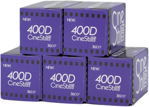 CineStill 400D Color Negative Film, 1.4 inches (35 mm), 36 Exposures, Set of 5 in Saudi Arabia