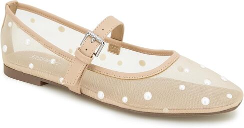 Esprit Women's Nicola Mj Pearl Mary Jane Flat in Saudi Arabia