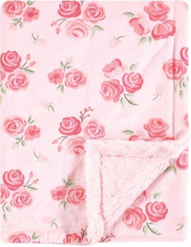 Hudson Baby Plush Blanket with Furry Binding and Back, Desert Cactus, One Size in Saudi Arabia
