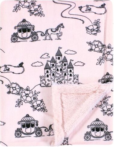 Hudson Baby Plush Blanket with Furry Binding and Back, Desert Cactus, One Size in Saudi Arabia