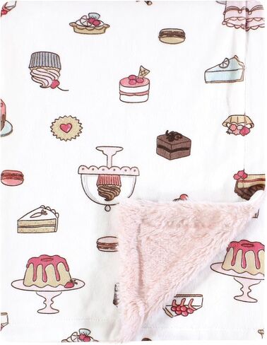 Hudson Baby Plush Blanket with Furry Binding and Back, Desert Cactus, One Size in Saudi Arabia