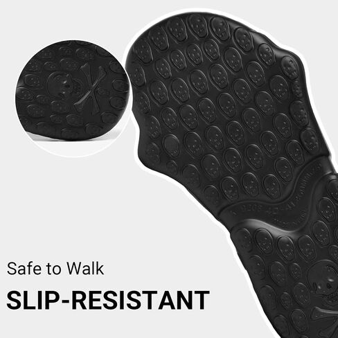 Skull Slide Sandals for Women Men Anti-Slip Cushioned Slippers EVA Thick Soft Slides Open Toe Slide on Indoor Outdoor Beach Pool Sandals in Saudi Arabia