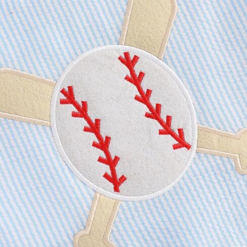 Newborn Baby Boy Girl Baseball Outfit Sleeveless Stripe Romper Overalls One Piece Jumpsuit Baby Summer Clothes in Kuwait