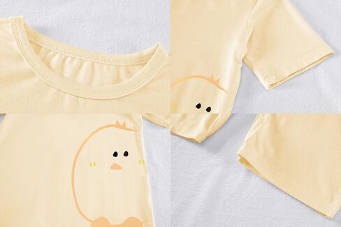 Umeyda Little Baby Boys Footless Pajamas Modal Short Sleeve Romper Jumpsuit Sleep and Play in Kuwait