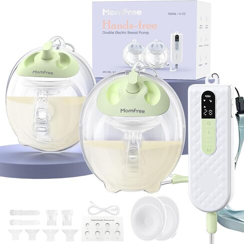 Wearable Breast Pump Hands-Free K3, Upgraded Portable Electric Pump with 3 Fine-Tuned Rhythms, Mini Pump Motor with 3 Modes & 9 Levels, Leak-Proof & Low Noise Double Seal Flange 15-24mm in Saudi Arabia