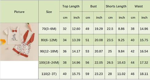 Toddler Baby Boy Easter Outfit Bunny Carrot Short Sleeve T-shirt Suspender Shorts Set Cute Boys Gentleman Clothes in Saudi Arabia