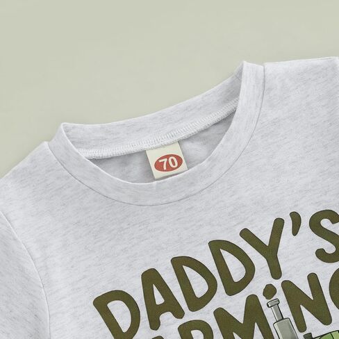 Baby Boy Cute Letter Short Sleeve Shirt Top Elastic Waist Shorts Toddler Summer Outfits in Saudi Arabia