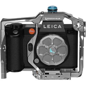 KONDOR BLUE | Cage Only for Leica SL2S/SL2/SL | Full Wrap Cage w/Arca QR System, Multiple Points of Contact, Built-in Tools, & Easy Accessibility for Professional Workflows | Space Gray