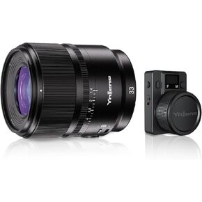yongnuo yn33mm f1.4 عدسة w/وحدة تحكم عن بُعد ، 33 مم F1.4 Auto Focus Frame APS-C ، العدسة الأولية القياسية لـ Sony E Mount