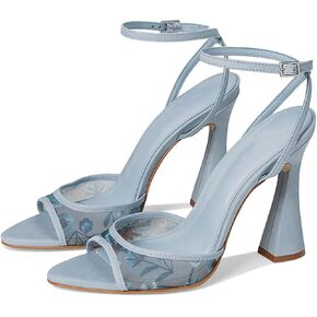 Womens Heeled Sandals Ankle Strap Pointed Toe Sandals Summer Dress Party Shoes