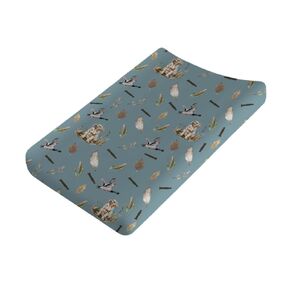 Wild Duck Hunting Hunter Baby Changing Pad Cover for Boy Girl 32''x16'' Mallard Duck Reeds Feathers Unisex Fitted Diaper Change Table Sheets Wild Animal Soft Breathable Nursery Changing Table Mats