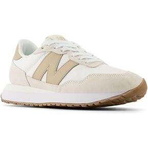 New Balance Women's 237 V1 Sneaker, Sea Salt/Silver Metalic, 10