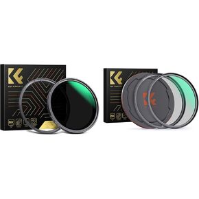 55mm Magnetic Variable ND8-128 Lens Filter+CPL Filters Kit (2 Pcs) 3-7 Stops Adjustable & Circular Polarizer Lens Filters Kit with 28 Multi-Coated (Nano-X Series)
