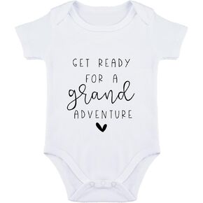 Get Ready for a Grand Adventure Bodysuit for Baby Pregnancy Announcement for Grandparents Baby Bodysuit Infant Newborn