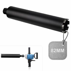 CPROSP 3-1/4 Inch Wet Only Concrete Core Drill Bit, 14.5'' Drilling Depth, 1-1/4"-7 Arbor Thread Core Bit for Cured Concrete with Rebar, Brick, Block, Masonry, Stone