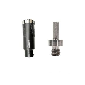 SHDIATOOL Diamond Core Drill Bits 1-1/2 Inch for Hard Stone Concrete Marble Granite Brick Laser Welded Dry or Wet Hole Saws