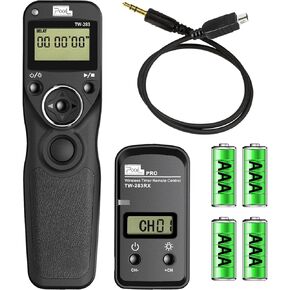 Pixel Wireless Shutter Remote Release Control TW283 for Nikon Z7 Z6 Df D90 D7500 D3300 D3100 D3200 D5000 D5500 D7200 D7000 D600 D750