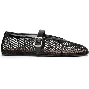 Mesh Ballet Flats for Women Buckle Strap Comfortable Mary Jane Shoes Ladies Wide Width Casual Dress Ballerina Flats