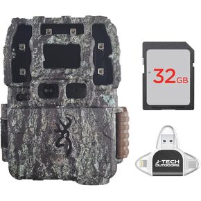 Browning Strike Force Pro DCL Nano Trail Game Camera Bundle Includes 32GB Memory Card and J-TECH USB Memory Card Reader Compatible with iPhone/iPad/Android/PC (26MP) | BTC5DCLN