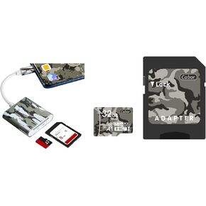 Trail Camera Viewer for USB Type-C Devices and 32GB Micro SD Card with SD Adapter