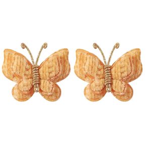 Baby Girl Hair Bow Clips Barrettes, 6 Pcs Butterfly Clips Hair Accessories for Infants Toddlers Baby TKids Fine Hair