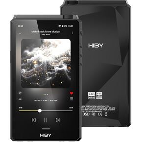 HiBy R6III 2025 DAP Player Hi Res Audio with Class A&AB Amp/Android 12 / Bluetooth 5.0 / WiFi /64G+2TB Expandable Memory