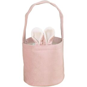 Easter Basket, Bunny Basket Eggs Hunt Gifts Easter Gifts Easter Eggs Basket (White) in Kuwait