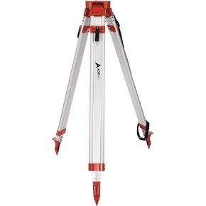 AdirPro Universal Survey Tripod – Laser Level Tripod – Transit Level Tripod - Quick Clamp - Heavy Duty Contractor Tripod 5/8" x 11" Thread (Green Aluminum)