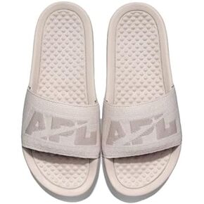 APL: Athletic Propulsion Labs Women's Big Logo Techloom Slide, Clay/Tundra, 9