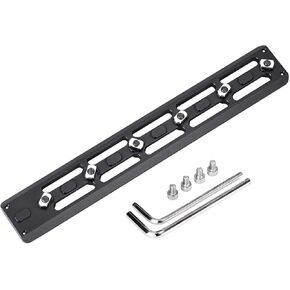 9.45 inch M Lok Arca Rail Mount Adapter Accessories for Arca-Swiss/RRS Tripod Head Aluminum, 2519