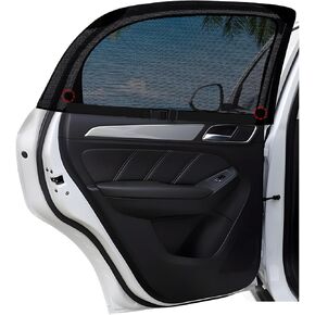 ZATOOTO Car Window Covers for Back Window Baby Sun Shade for Side Window Shades Single Layer Car Window Screen with Better Breathability and Visibility Sun Blocker Cool Down Your Vehicle(B Shape)