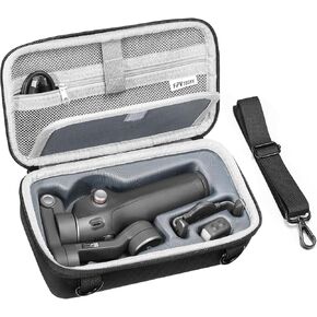 FPVtosky Osmo Mobile 7P Case, Nylon Portable Storage Shoulder Bag for DJI Osmo Mobile 7 pro Gimbal Stabilizer Accessories, Black [Case Only]