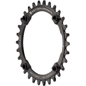 Wolf Tooth 96BCD Drop Stop Chainring for 11-Speed Shimano XT and XTR Cranks (34t, for M9000 XTR)