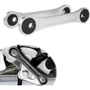 Xitomer 0-1.2'' Adjustable Lowering kit, Fit for Gen 3 KLR650 2022 2023 2024 / Gen 2 KLR650 2008-2018 Suspension Links Lower Link (Silver)
