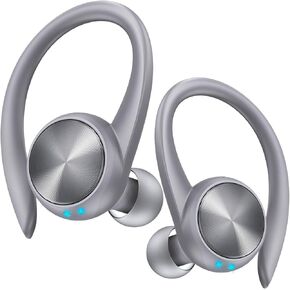 Wireless Earbuds, 60H Playback Earphones Earbuds Charging Case Digital Display Wireless Bluetooth Ear Buds with Ear Hooks for Sports/Workout in-Ear Headphones for TV/Phone/Laptop/ipad