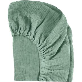 Mini Crib Sheets: Soft and Cuddly Muslin Mini Crib Sheets Fitted for Baby Boy and Girl - Extra Soft Mini Crib Sheet 24"x38" (Pale Taupe, 1-Pack)
