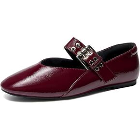 Mary Janes Flats for Women Round Toe Stylish Women's Ballet Flats Shoes for Casual Party Ball Wedding